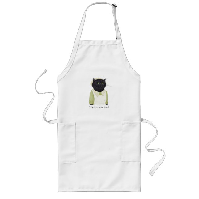 CHAT MAID KITCHEN Long tablier (Devant)