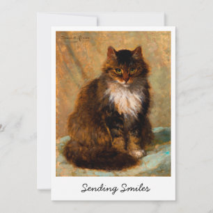 Chat Maine Coon Vintage Envoie des Sourires