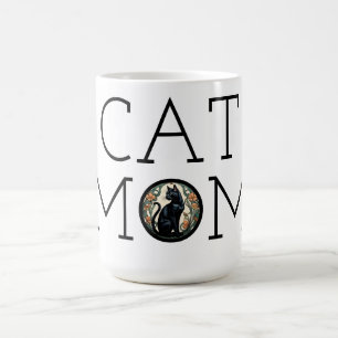 Chat Maman Chat noir Café Mug