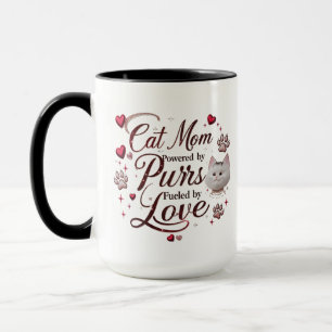 Chat Maman Combo Mug 15 oz - Gras Conception Power