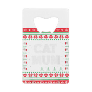 Chat maman laide pull de Noël Amoureux de les chat