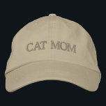 Chat Maman Neutre Casquette brodé<br><div class="desc">Nous ajoutons toujours de nouveaux designs chaque jour !</div>