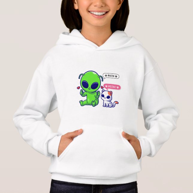 CHAT MIGNON MIAOU AVEC ALIEN (Devant)
