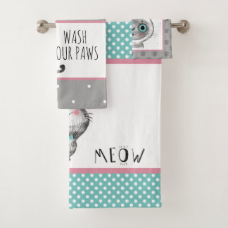 Chat mignon, papillons, Pois
