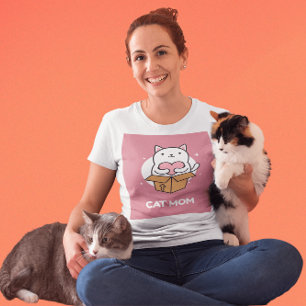 CHAT MOM ROSE T-SHIRTS CUTE LADIES T-SHIRTS