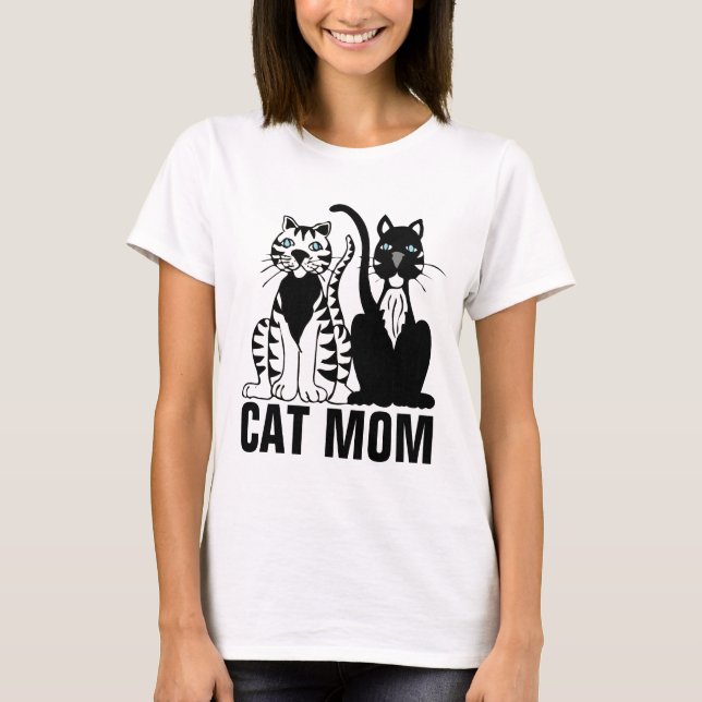 CHAT MOM T-SHIRTS (Devant)