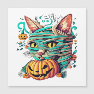 Chat momie drôle Halloween