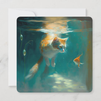 Chat Montres sous-marines Poisson - CARD