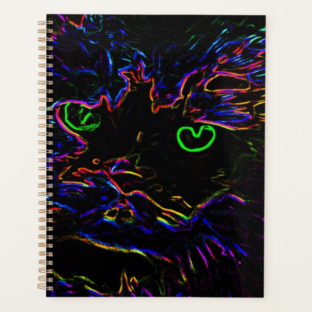 Chat Néon Lumineux (Devant)