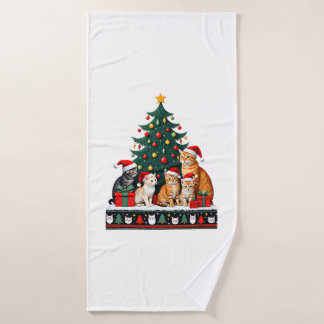 Chat Noël Drôle Moche Femmes Hommes Cadeau Joyeux 