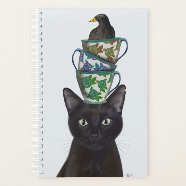 Chat noir avec Teups et Blackbird (Devant)