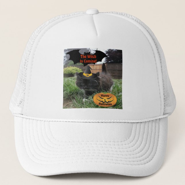 Chat Noir casquette La Sorcière Arrive (Devant)