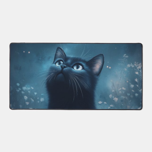 Chat Noir de Minuit Nuit d'Observation des Étoiles (Recto)