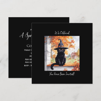 Chat noir d'Halloween