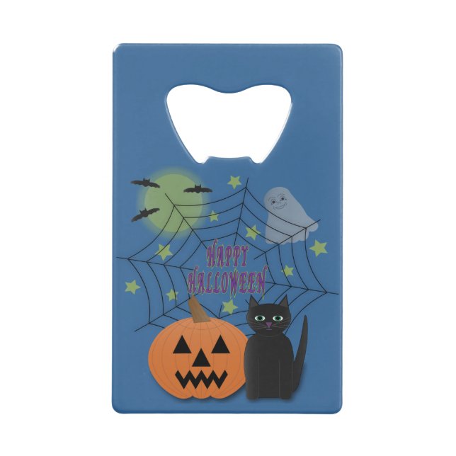 Chat noir et Citrouille pas effrayant Halloween (Devant)