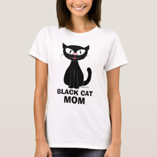 CHAT NOIR MOM mignonne T-shirt
