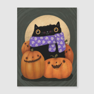 Chat noir Saison d'automne Joy Halloween