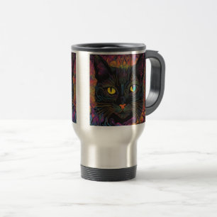 chat noir - tasse à café
