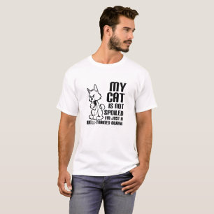 Chat non gâté T-shirt drôle