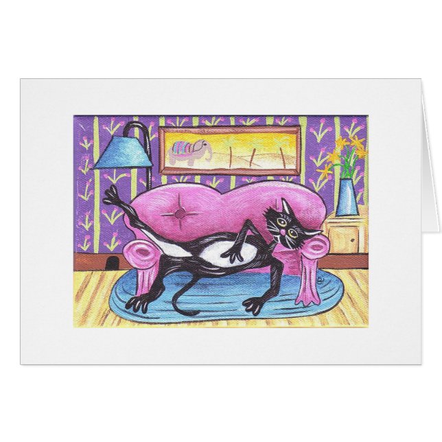 chat paresseux (Devant horizontal)