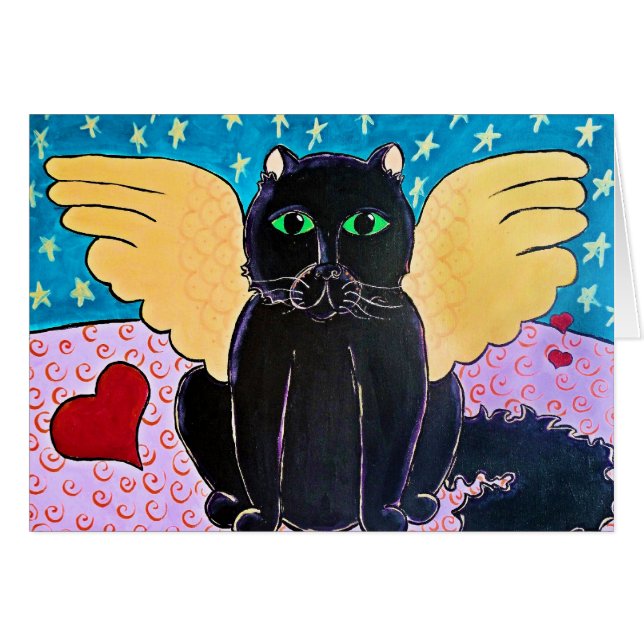 Chat pelucheux d'ange (Devant horizontal)