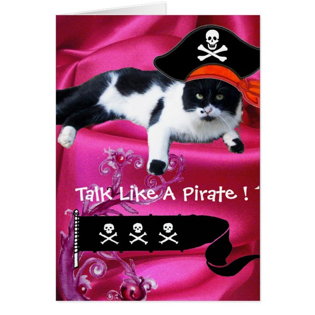 CHAT PIRATE ,Parlez Comme Un Jour De Pirate (Devant)
