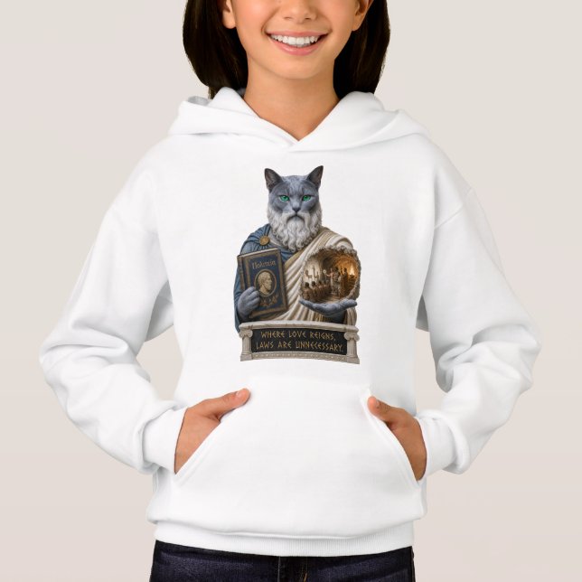 Chat Plat Bleu Russe (Devant)
