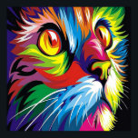 Chat pop art mignon décoration de bureau<br><div class="desc">conception par www.etsy.com/Shop/Mitkozh</div>