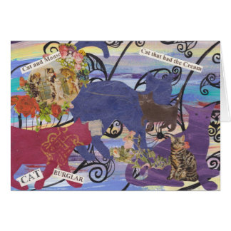 Chat qui a eu la crème