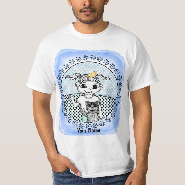 Chat Ratzy et T-shirt Bitzy (Devant)