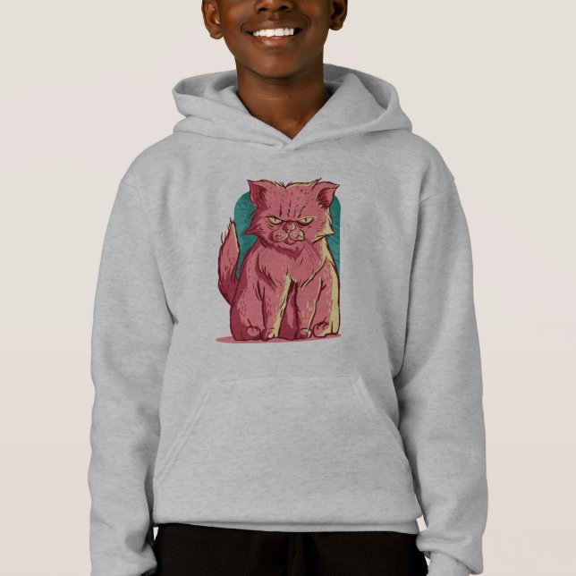 Chat Rose Drôle (Devant)