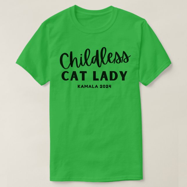 Chat sans enfant dame TShirt (Design devant)
