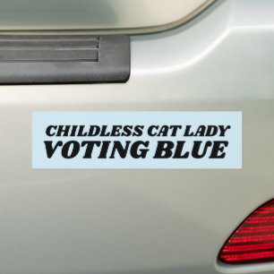 CHAT SANS ENFANT DAMES KAMALA BUMPER STICKER