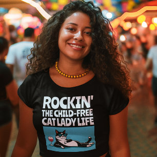 CHAT SANS ENFANT DAMES T-SHIRTS