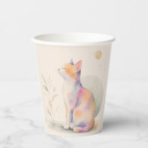 Chat silencieux au clair de lune - gobelet en aqua