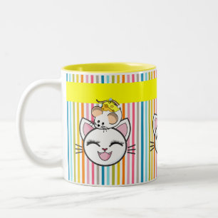Chat Souris Fromage Frappe Mug