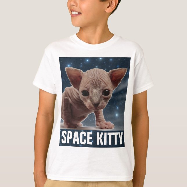 CHAT SPATIAL, T-shirts SPHYNX ENFANTS Tee - shirts (Devant)