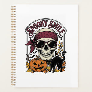 Chat squelette Halloween Graphique de citrouille v