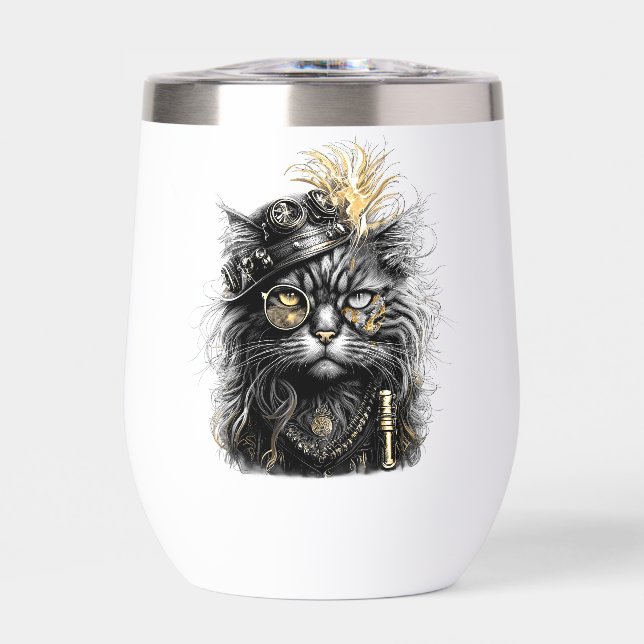 Chat Steampunk Intrigant  (Avant)