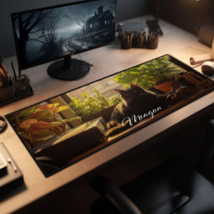 Chat Sur Le Bureau Personnalisé