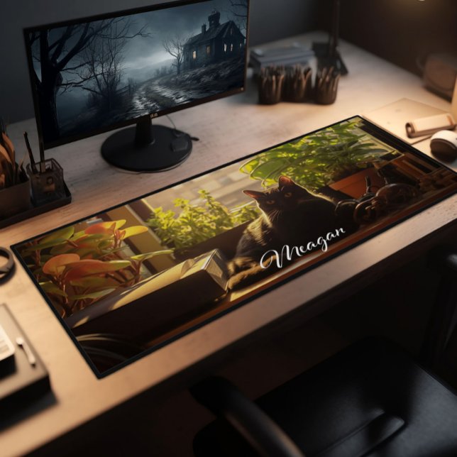 Chat Sur Le Bureau Personnalisé (Créateur téléchargé)