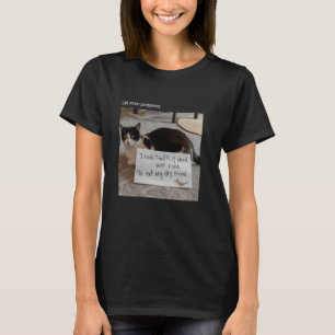 Chat T-shirt Mème Silly Chat Funny Kitty Meow Hiss