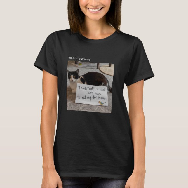 Chat T-shirt Mème Silly Chat Funny Kitty Meow Hiss (Devant)