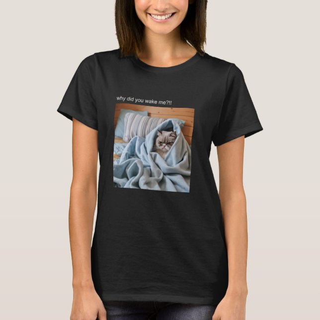 Chat T-shirt Mème Silly Chat Funny Kitty Meow Hiss (Devant)