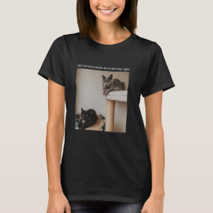 Chat T-shirt Mème Silly Chat Funny Kitty Meow Hiss