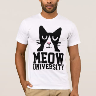 Chat T-shirts amusants, MEOW UNIVERSITY