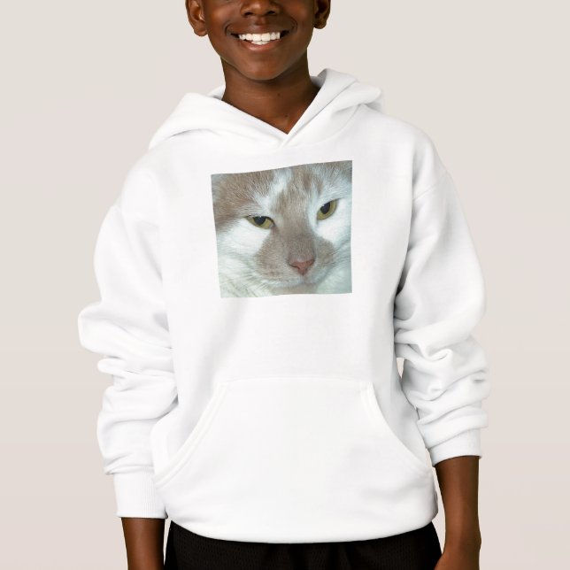 Chat Tabby Blanc (Devant)