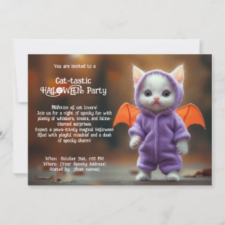 😺 Chat - Tastic HALLOWEEN party Invitation