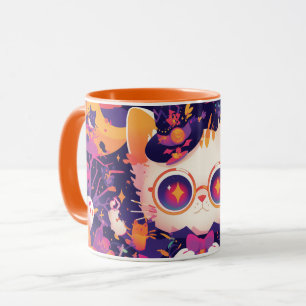 Chat - Thème Halloween Mug