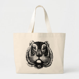 Chat tigre antique sur Sac fourre-tout